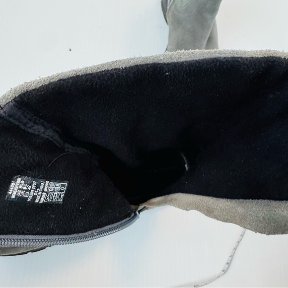 Lands End Boots green quilted and grey suede size 8.5 US - Picture 12 of 14